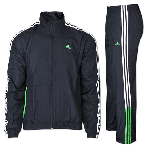 adidas jogginganzug schwarz weiß|Adidas trainersanzüge.